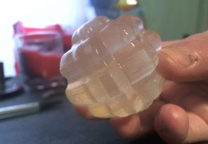 Gelatin casting experiment with 3D-printed mold