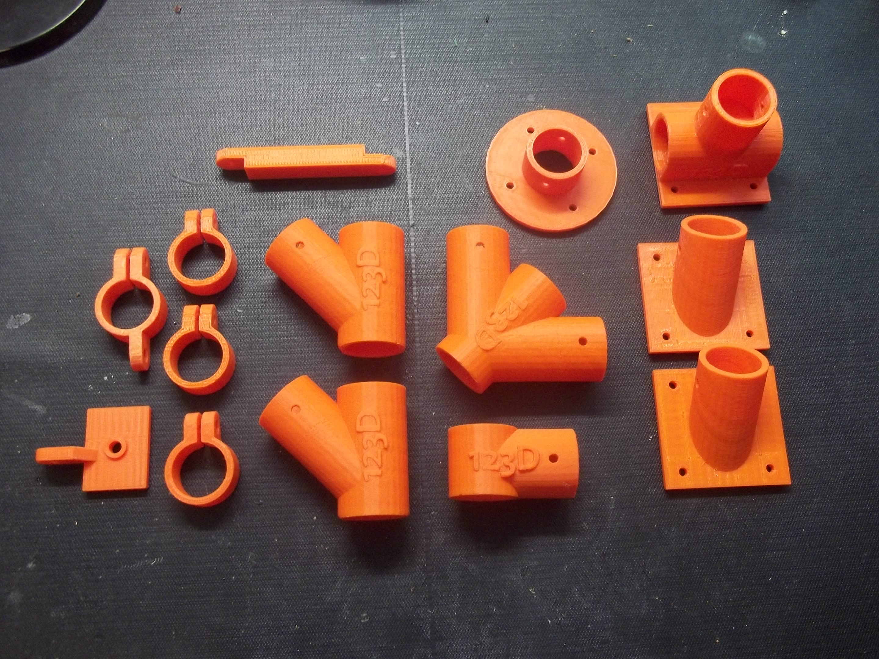 3D printed parts for a 123D Catch camera rig
