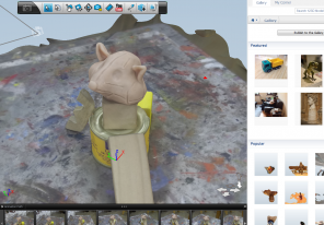 Using 3D scanning and printing in the classroom to create character models for drawing studies